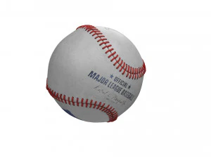 palla da baseball Modello 3D