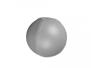 baseball ball Modèle 3D