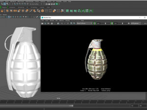 grenade army mk 2 3D 모델