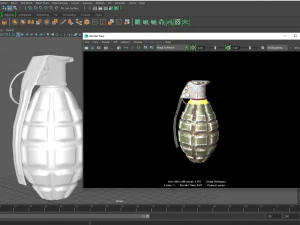 Granate Armee mk 2 3D Modell