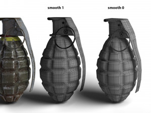 grenade army mk 2 3D 모델