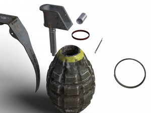 grenade army mk 2 3D 모델