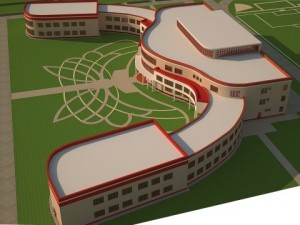 school model 3D मॉडल