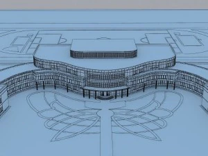 okul modeli 3D Model