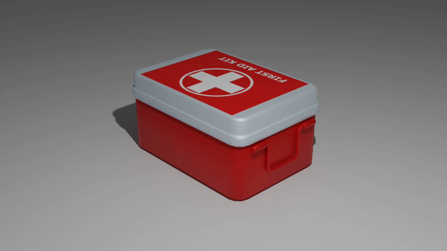 First Aid Kit 3D Model .c4d .max .obj .3ds .fbx .stl .blend 