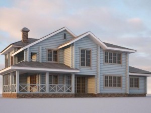 wooden house 3D Model