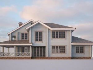 wooden house 3D Model