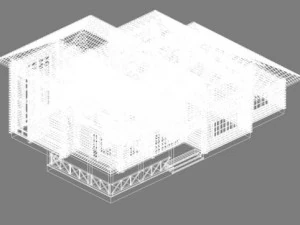 wooden house 3D Model