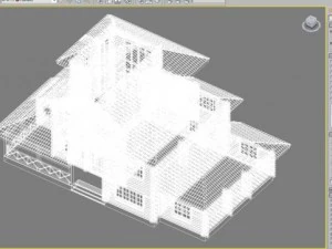 wooden house 3D Model