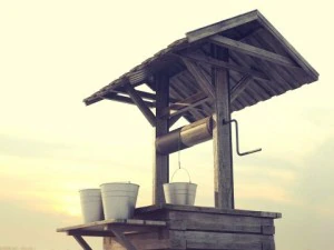 well with three buckets 3D Model