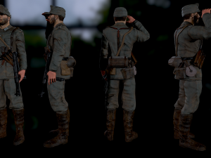 wehrmacht soldier 3D Model