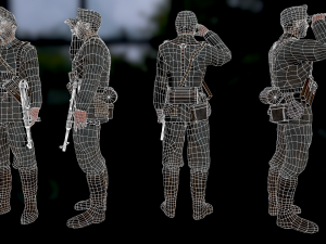 wehrmacht soldier 3D Model