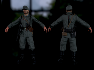 wehrmacht soldier 3D Model
