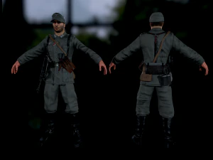 wehrmacht soldier 3D Model
