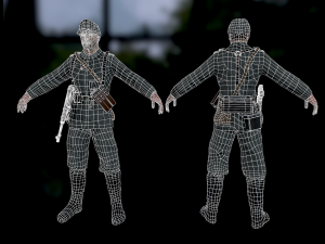 wehrmacht soldier 3D Model