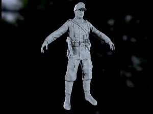 wehrmacht soldier 3D Model