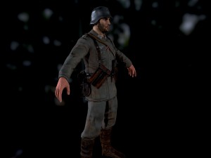 wehrmacht soldier 3D Model
