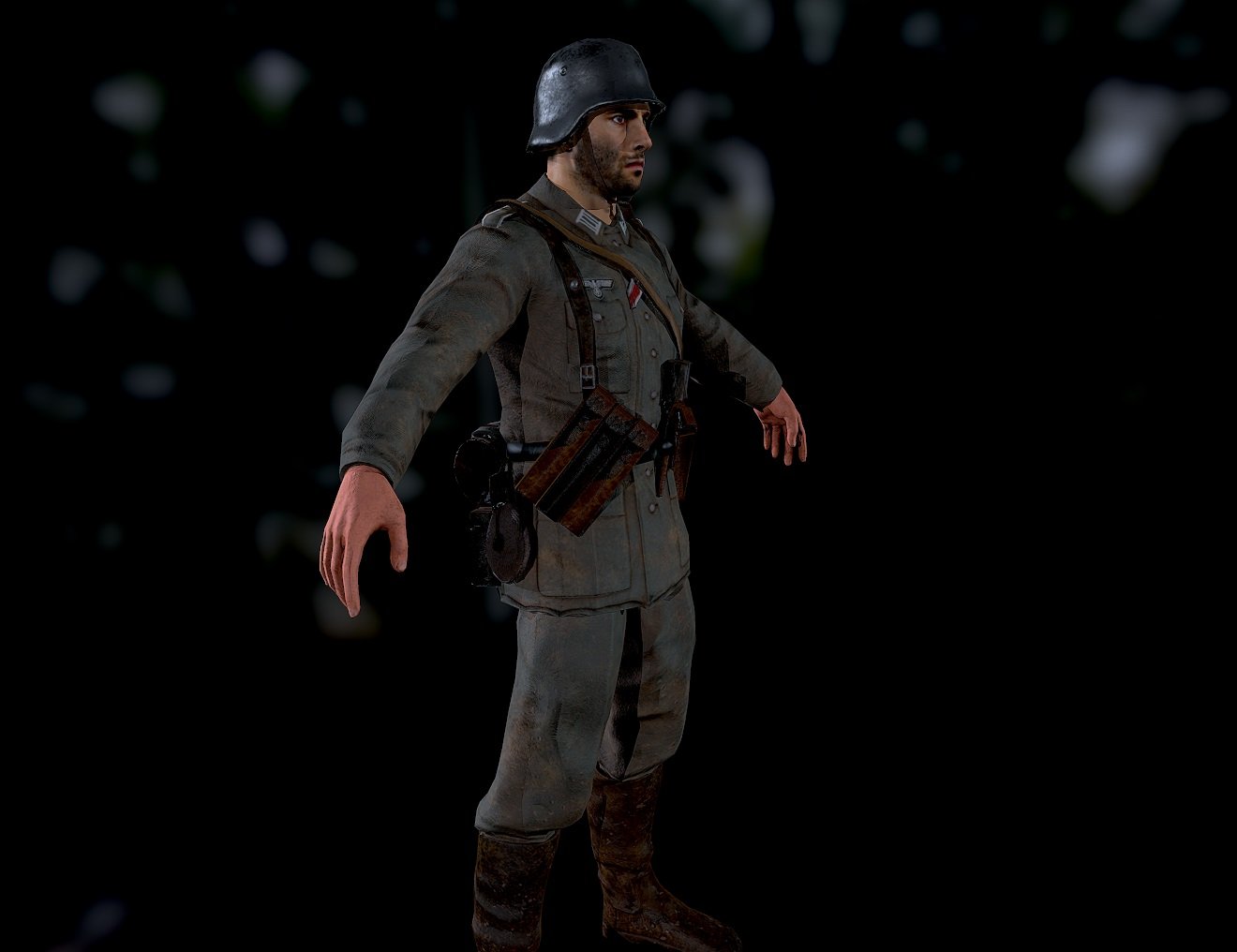 Wehrmacht Soldier 3d Model In Man 3dexport