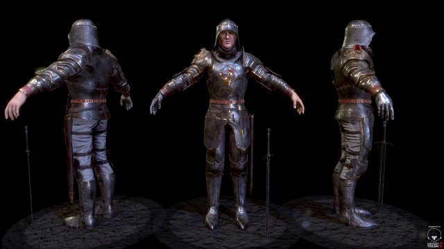 heavyknight 3Dモデル .c4d .max .obj .3ds .fbx .stl .blend 