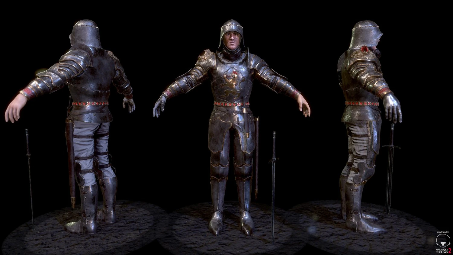 heavyknight 3D Model .c4d .max .obj .3ds .fbx .stl .blend 