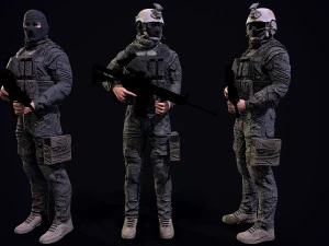 3d tentara kita Model 3D
