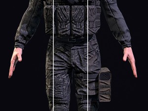 3d us soldier 3Dモデル