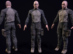 3d us soldier 3Dモデル