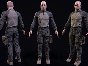 3d us soldier 3D Model