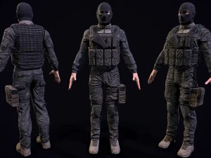 3d us soldier 3D Model