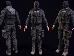 3d us soldier 3Dモデル