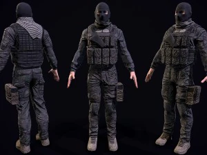 3d us soldier 3D Model