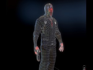 cyberpunk detective 3Dモデル