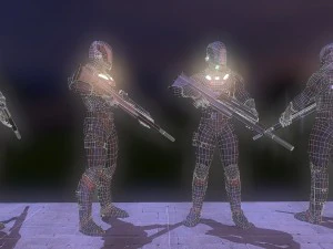sci-fi police 3D Model