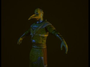 plague doctor 3D 模型