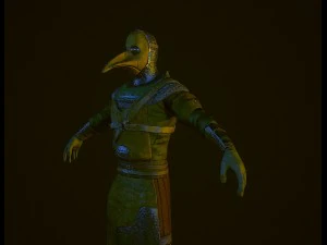 plague doctor 3D Model