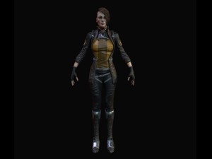 sci-fi girl Modelo 3D