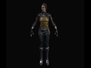 sci-fi girl 3D Model
