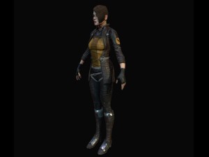 sci-fi girl Modelo 3D