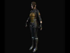 sci-fi girl 3D Model