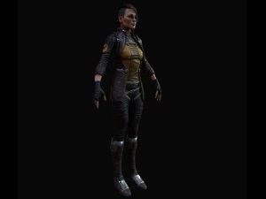 sci-fi girl 3D Model