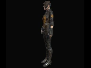 sci-fi girl 3D Model