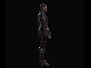 sci-fi girl Modelo 3D