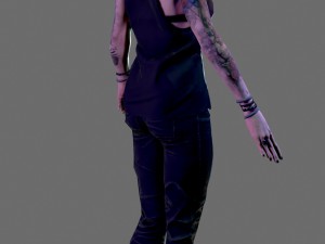punk rock girl 2 3D मॉडल