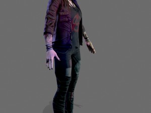 punk rock girl 2 3D मॉडल