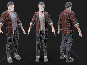 lumberjack 3D-Modell
