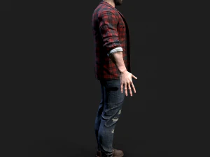 lumberjack 3D Model