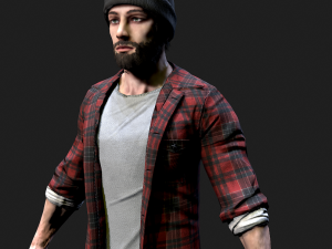 lumberjack 3D-Modell