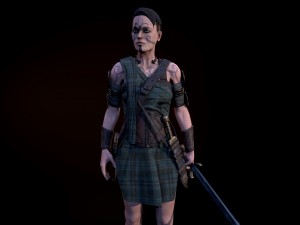 celtic warrior 3D-Modell