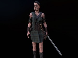 celtic warrior 3D-Modell