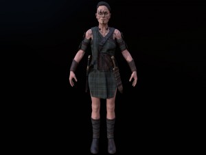 celtic warrior 3D-Modell